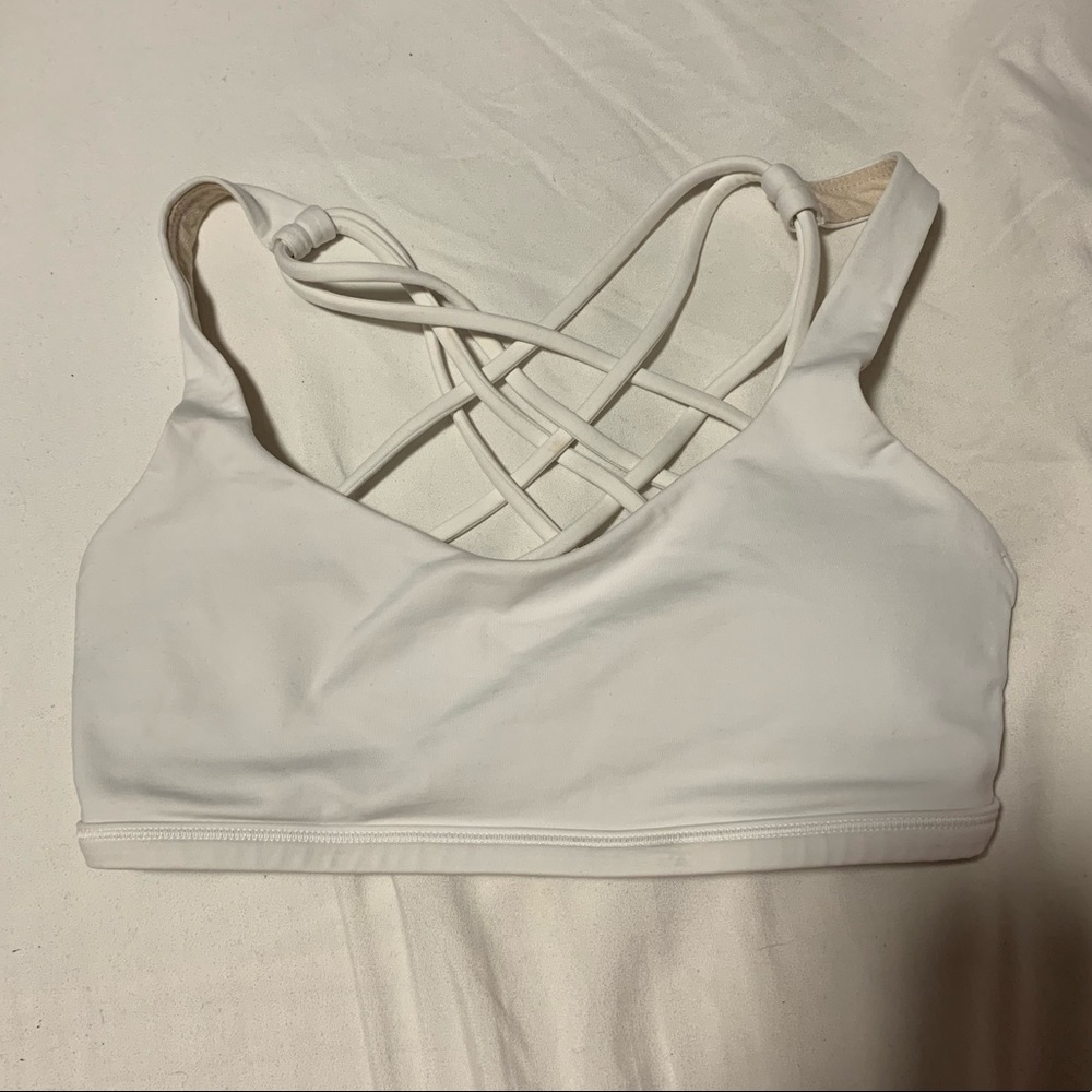 lululemon white sports bra